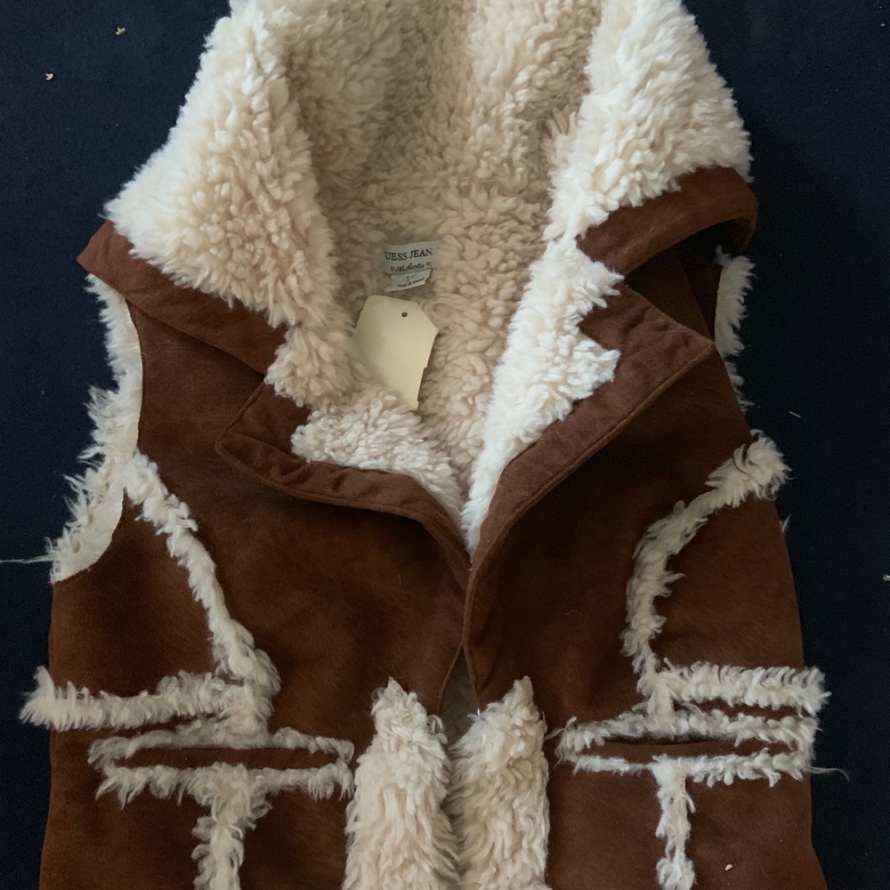 Guess Jeans fuzzy vest